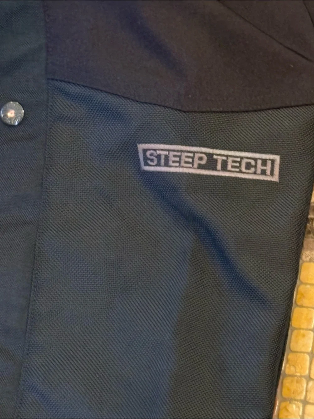 Vintage The North Face Men Black Steep Tech Ski Bib by Scot Schmidt Size Large
